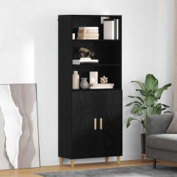 Sonata H Висок шкаф 2 pcs Черния дъб 69,5 x 34 x 180 см Инженерно дърво - Living
