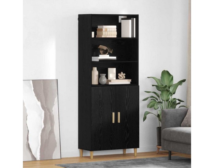 Sonata H Висок шкаф 2 pcs Черния дъб 69,5 x 34 x 180 см Инженерно дърво