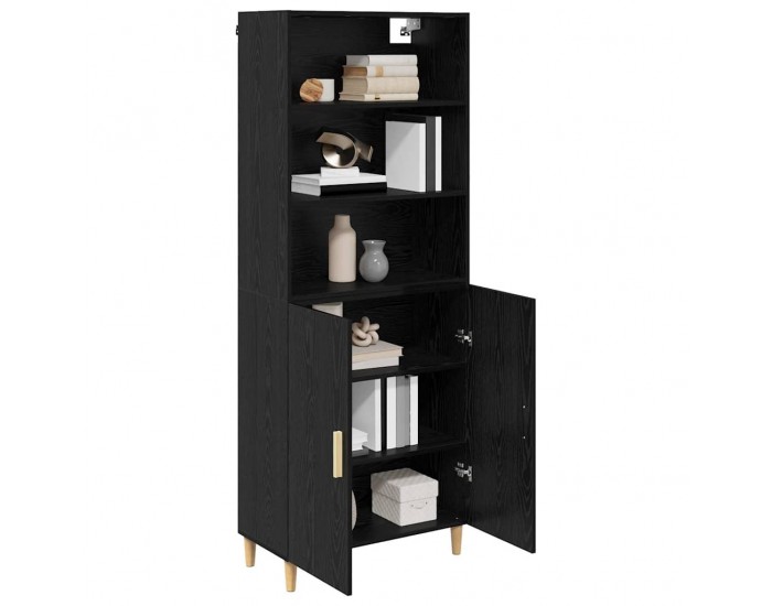 Sonata H Висок шкаф 2 pcs Черния дъб 69,5 x 34 x 180 см Инженерно дърво