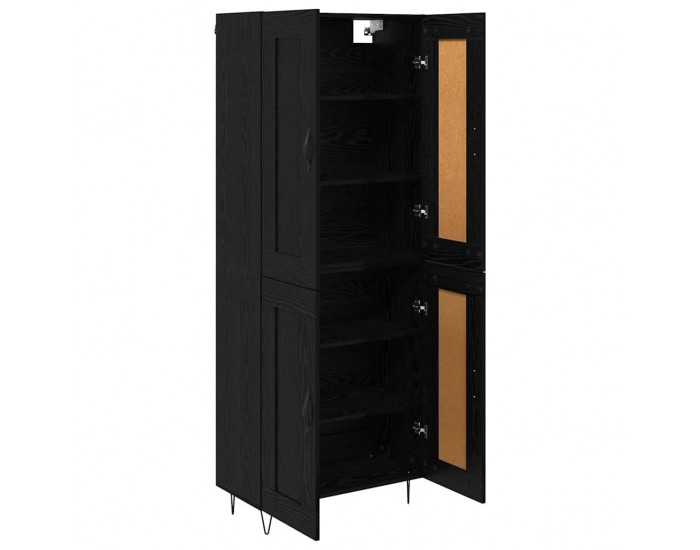 Sonata H Висок шкаф Черния дъб 69,5 x 34 x 180 см Инженерно дърво