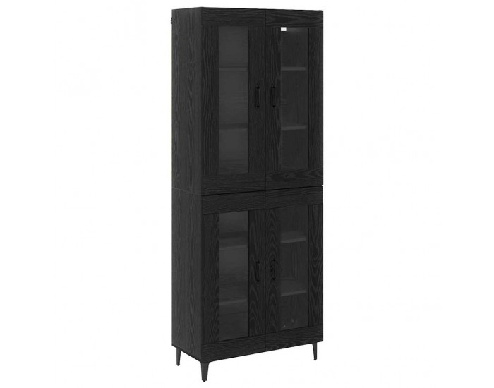 Sonata H Висок шкаф Черния дъб 69,5 x 34 x 180 см Инженерно дърво