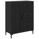 Sonata H Висок шкаф Монтиране на стена 2 pcs Черния дъб Инженерно дърво