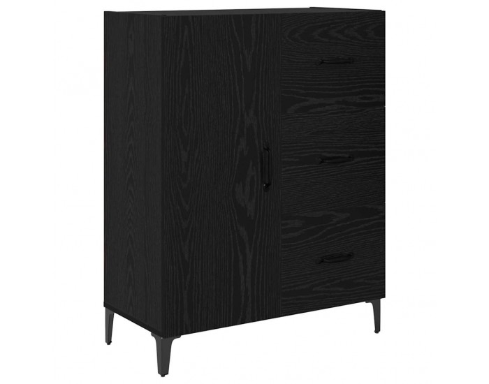 Sonata H Висок шкаф Черния дъб 69,5 x 34 x 180 см Инженерно дърво