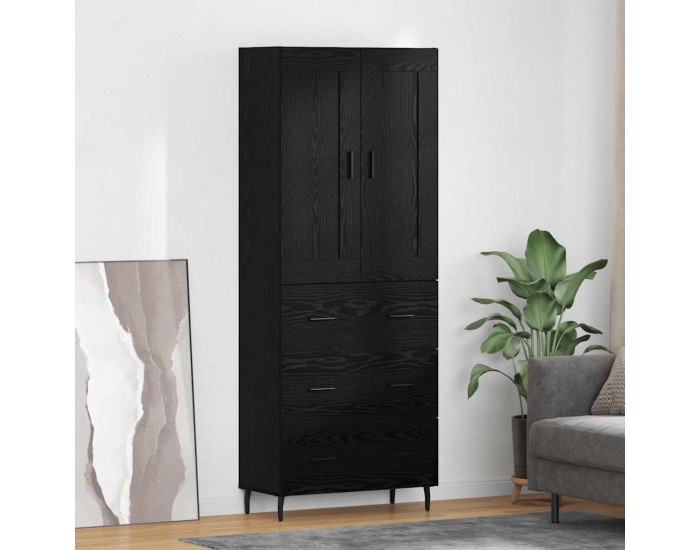 Sonata H Висок шкаф 2 pcs Черния дъб 69,5 x 34 x 180 см Инженерно дърво