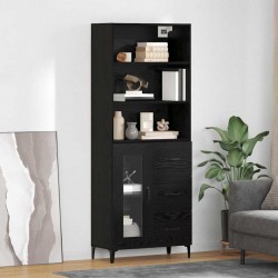 Sonata H Служебен шкаф с чекмедже 2 pcs Черния дъб Инженерно дърво - Corpuri, vitrine, biblioteci modulare