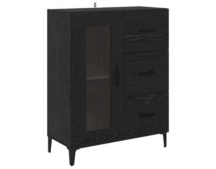Sonata H Служебен шкаф с чекмедже 2 pcs Черния дъб Инженерно дърво