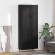 Sonata H Висок шкаф 2 pcs Черния дъб Инженерна дървесина и стъкло