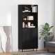 Sonata H Висок шкаф 2 pcs Черния дъб Инженерна дървесина и стъкло