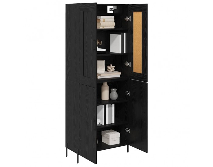Sonata H Висок шкаф 2 pcs Черния дъб 69,5 x 34 x 180 см Инженерно дърво