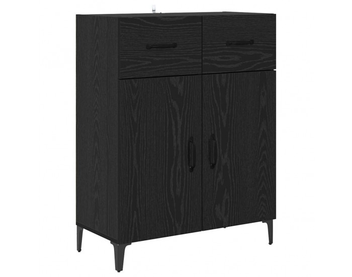 Sonata H Висок шкаф Черния дъб 69,5 x 34 x 180 см Инженерно дърво