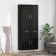 Sonata H Висок шкаф Черния дъб 69,5 x 34 x 180 см Инженерно дърво