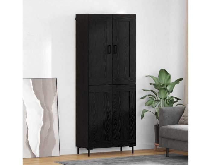 Sonata H Висок шкаф Черния дъб 69,5 x 34 x 180 см Инженерно дърво