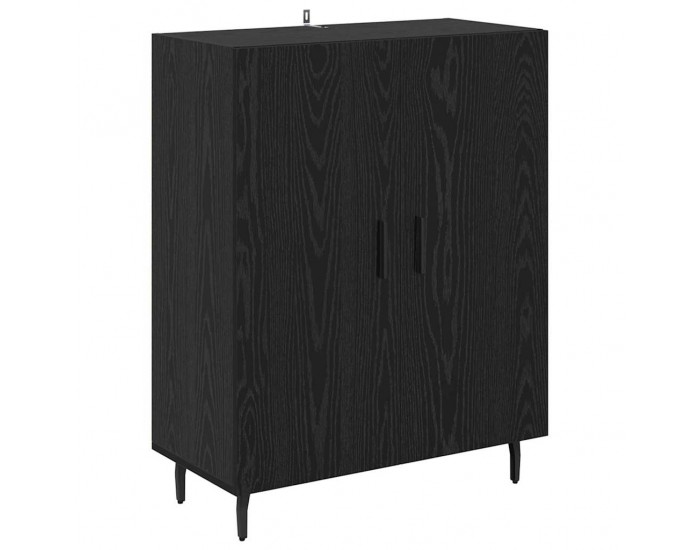 Sonata H Висок шкаф 2 pcs Черния дъб Инженерна дървесина и стъкло