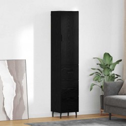 Sonata H Висок шкаф Черния дъб 34,5 x 34 x 180 см Инженерно дърво - Corpuri, vitrine, biblioteci modulare