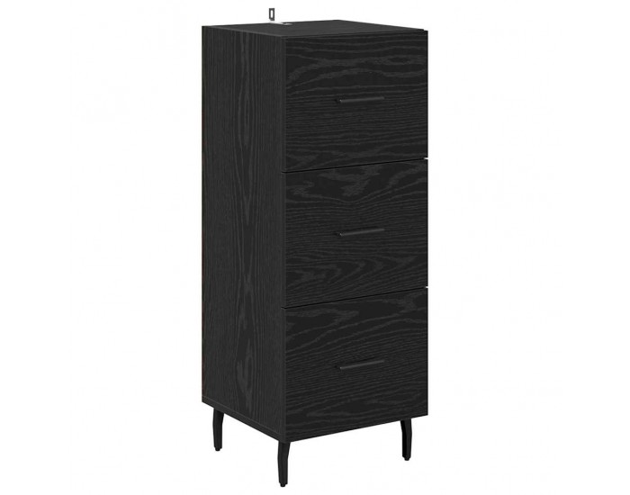 Sonata H Висок шкаф Черния дъб 34,5 x 34 x 180 см Инженерно дърво