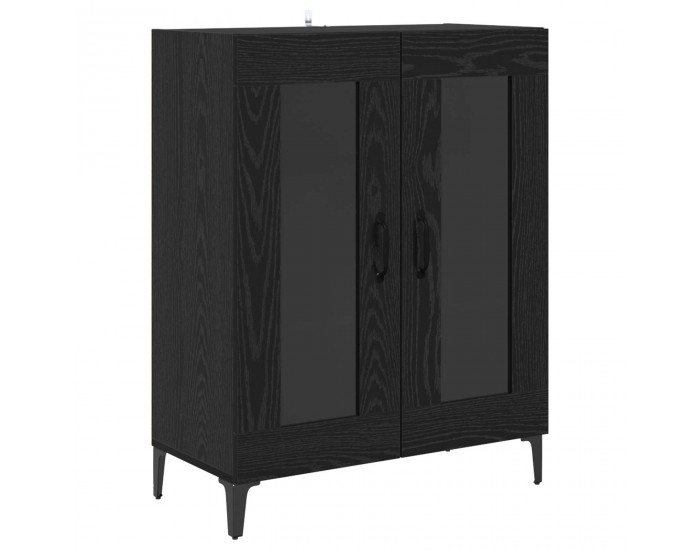 Sonata H Висок шкаф Черния дъб 69,5 x 34 x 180 см Инженерно дърво