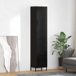 Sonata H Висок шкаф Черния дъб 34,5 x 34 x 180 см Инженерно дърво - Corpuri, vitrine, biblioteci modulare