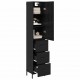 Sonata H Висок шкаф Черния дъб 34,5 x 34 x 180 см Инженерно дърво