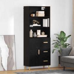 Sonata H Висок шкаф 2 pcs Черния дъб 69,5 x 34 x 180 см Инженерно дърво - Living