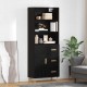 Sonata H Висок шкаф 2 pcs Черния дъб 69,5 x 34 x 180 см Инженерно дърво