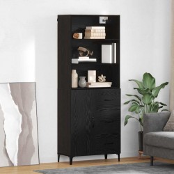 Sonata H Служебен шкаф с чекмедже 2 pcs Черния дъб Инженерно дърво - Corpuri, vitrine, biblioteci modulare