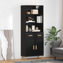 Sonata H Висок шкаф 2 pcs Черния дъб 69,5 x 34 x 180 см Инженерно дърво - Living