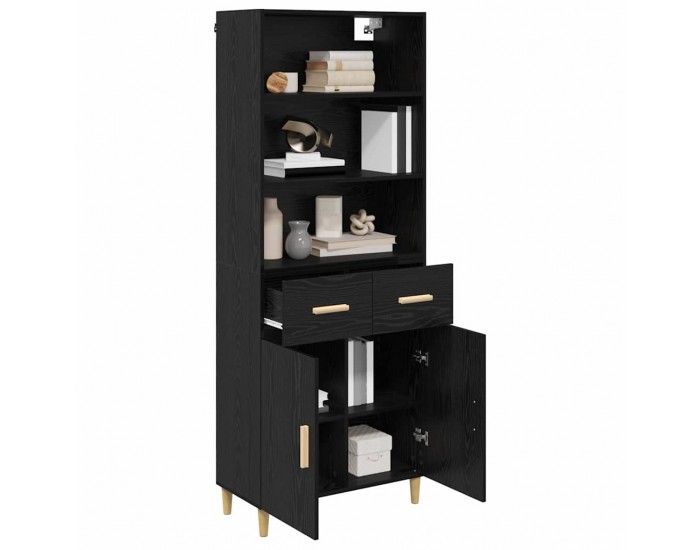 Sonata H Висок шкаф 2 pcs Черния дъб 69,5 x 34 x 180 см Инженерно дърво