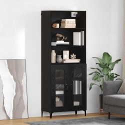 Sonata H Служебен шкаф с чекмедже 2 pcs Черния дъб Инженерно дърво - Corpuri, vitrine, biblioteci modulare