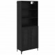 Sonata H Служебен шкаф с чекмедже 2 pcs Черния дъб Инженерно дърво