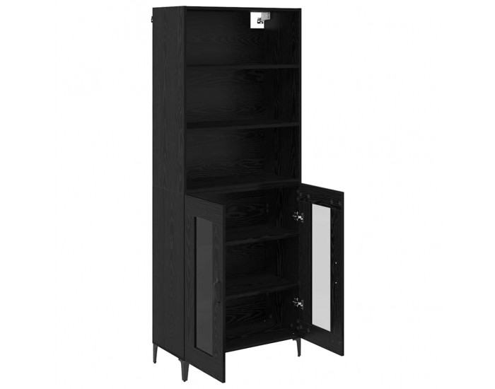 Sonata H Служебен шкаф с чекмедже 2 pcs Черния дъб Инженерно дърво