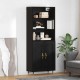Sonata H Висок шкаф 2 pcs Черен дъб 69,5 x 34 x 180 см Инженерно дърво