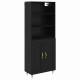 Sonata H Висок шкаф 2 pcs Черен дъб 69,5 x 34 x 180 см Инженерно дърво