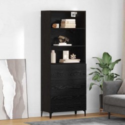 Sonata H Служебен шкаф с чекмедже 2 pcs Черния дъб Инженерно дърво - Corpuri, vitrine, biblioteci modulare