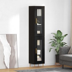 Sonata H Висок шкаф Черния дъб 34,5 x 34 x 180 см Инженерно дърво - Corpuri, vitrine, biblioteci modulare