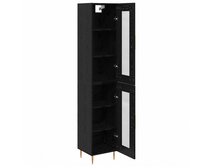 Sonata H Висок шкаф Черния дъб 34,5 x 34 x 180 см Инженерно дърво