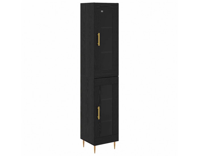 Sonata H Висок шкаф Черния дъб 34,5 x 34 x 180 см Инженерно дърво