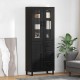 Sonata H Висок шкаф 2 pcs Черния дъб Инженерна дървесина и стъкло