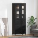 Sonata Bufet Stejar Negru 69,5 x 34 x 180 cm Lemn prelucrat