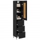 Sonata H Висок шкаф Черния дъб 34,5 x 34 x 180 см Инженерно дърво