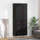 Sonata H Висок шкаф Черния дъб 69,5 x 34 x 180 см Инженерно дърво