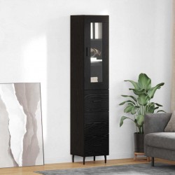 Sonata H Висок шкаф Черния дъб 34,5 x 34 x 180 см Инженерно дърво - Corpuri, vitrine, biblioteci modulare