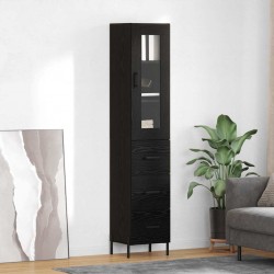 Sonata H Висок шкаф Черния дъб 34,5 x 34 x 180 см Инженерно дърво - Corpuri, vitrine, biblioteci modulare