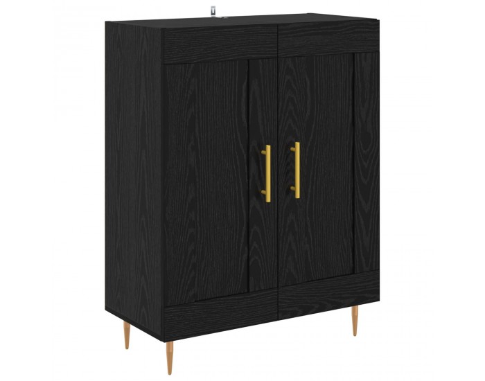 Sonata H Висок шкаф Черния дъб 69,5 x 34 x 180 см Инженерно дърво