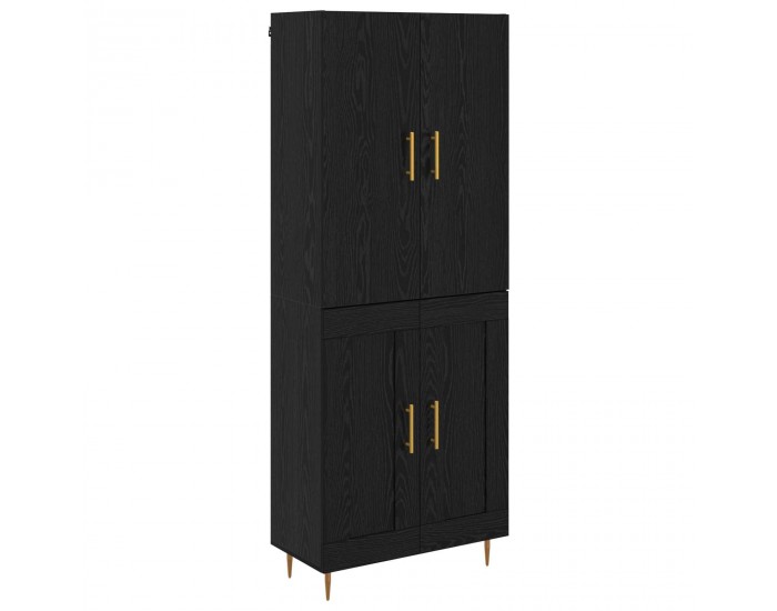 Sonata H Висок шкаф Черния дъб 69,5 x 34 x 180 см Инженерно дърво