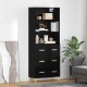 Sonata H Висок шкаф 2 pcs Черния дъб 69,5 x 34 x 180 см Инженерно дърво