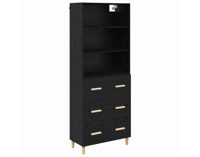 Sonata H Висок шкаф 2 pcs Черния дъб 69,5 x 34 x 180 см Инженерно дърво