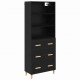 Sonata H Висок шкаф 2 pcs Черния дъб 69,5 x 34 x 180 см Инженерно дърво