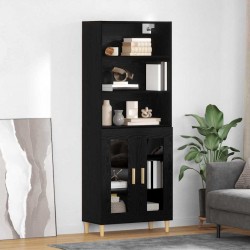 Sonata H Висок шкаф 2 pcs Черния дъб 69,5 x 34 x 180 см Инженерно дърво - Living