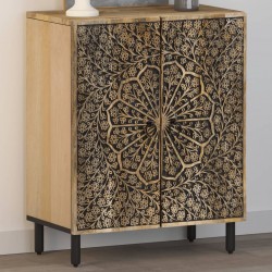 Sonata H Страничен шкаф 60x33x75 см манго масивно дърво - Corpuri, vitrine, biblioteci modulare