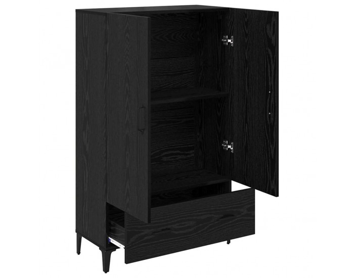Sonata H Висок шкаф с чекмедже Черния дъб 70 x 31 x 115 см